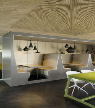 Staff kitchen in an office fit out